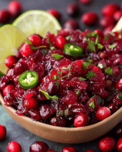Zesty Cranberry Jalapeno Relish Recipe