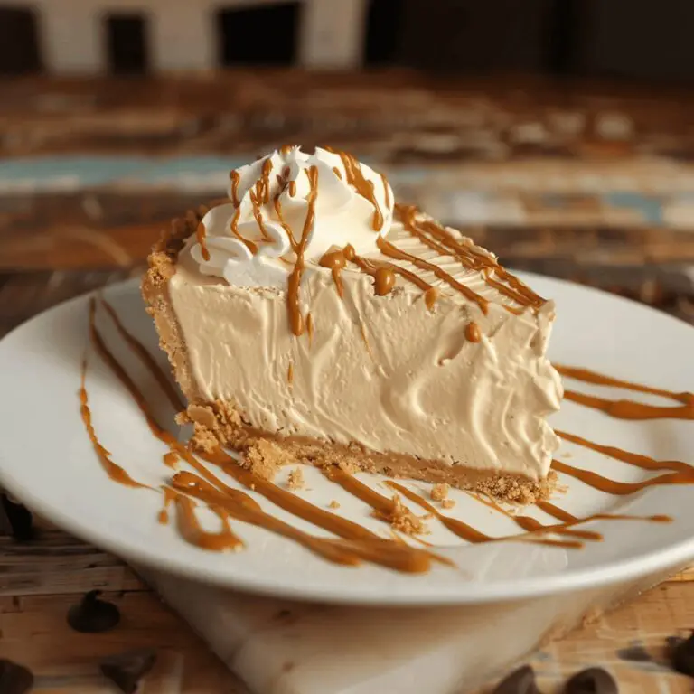 No Bake Peanut Butter Pie Recipe