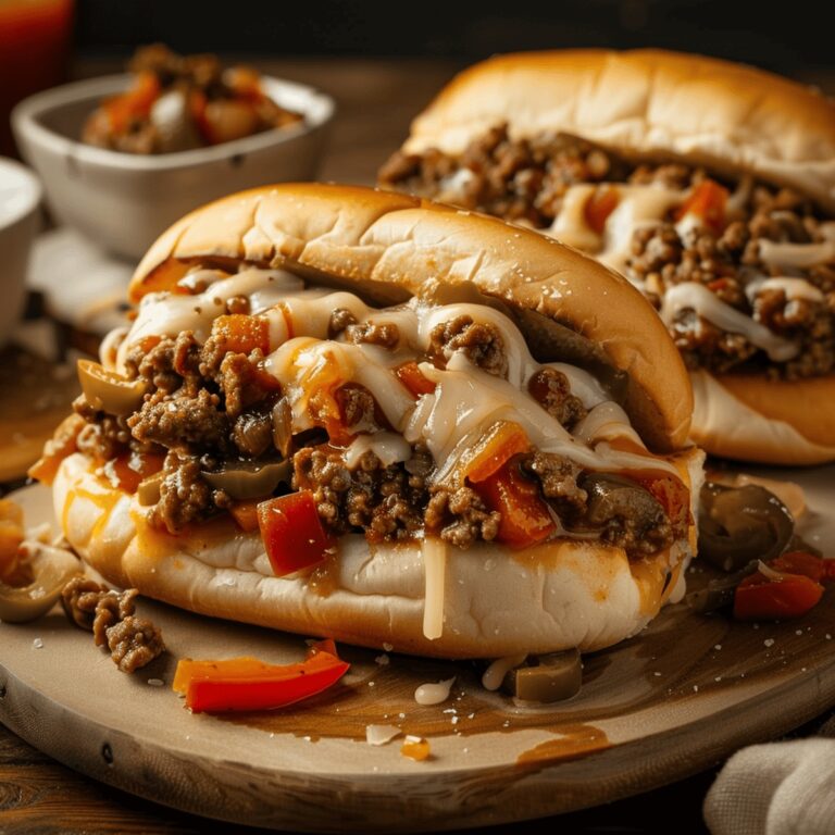 Philly Cheesesteak Sloppy Joes Recipe