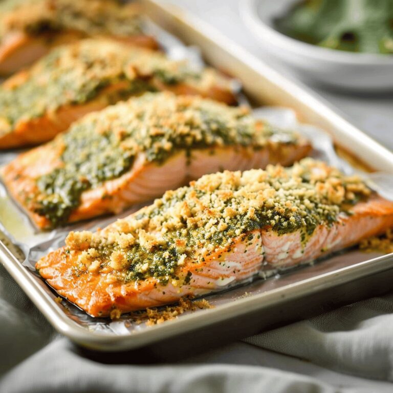 Pesto Salmon Recipe