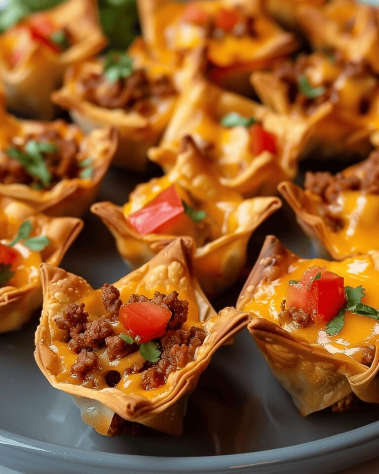 Taco Wonton Bites Recipe