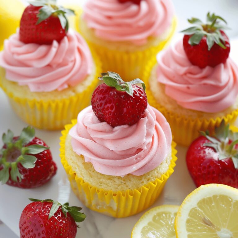 Strawberry Lemonade Cupcakes Recipe