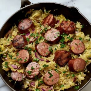 Kielbasa And Sauerkraut Skillet Recipe