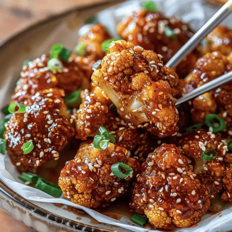 Crispy Korean Baked Cauliflower Recipe