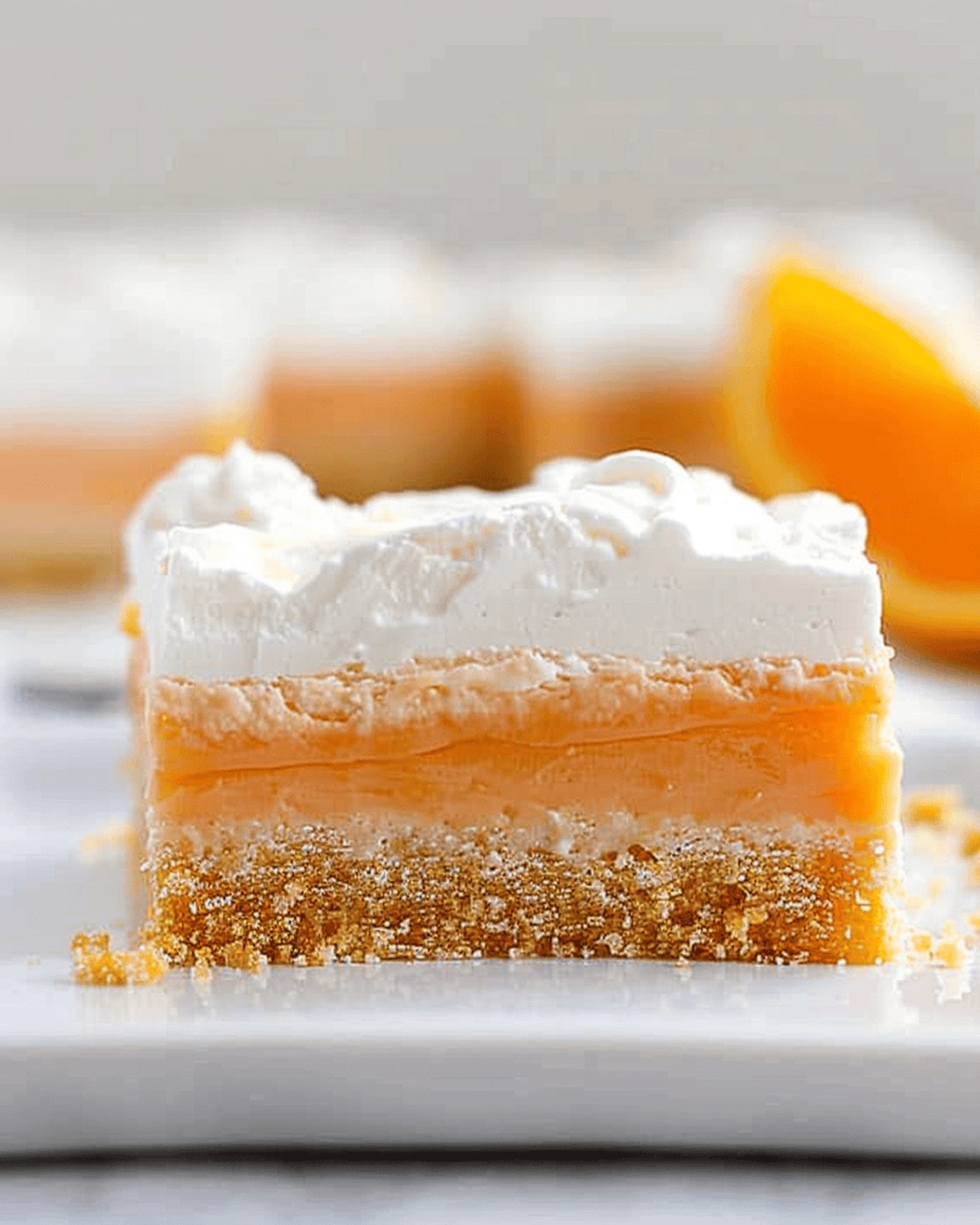 Dreamy Orange Creamsicle Bars Recipe