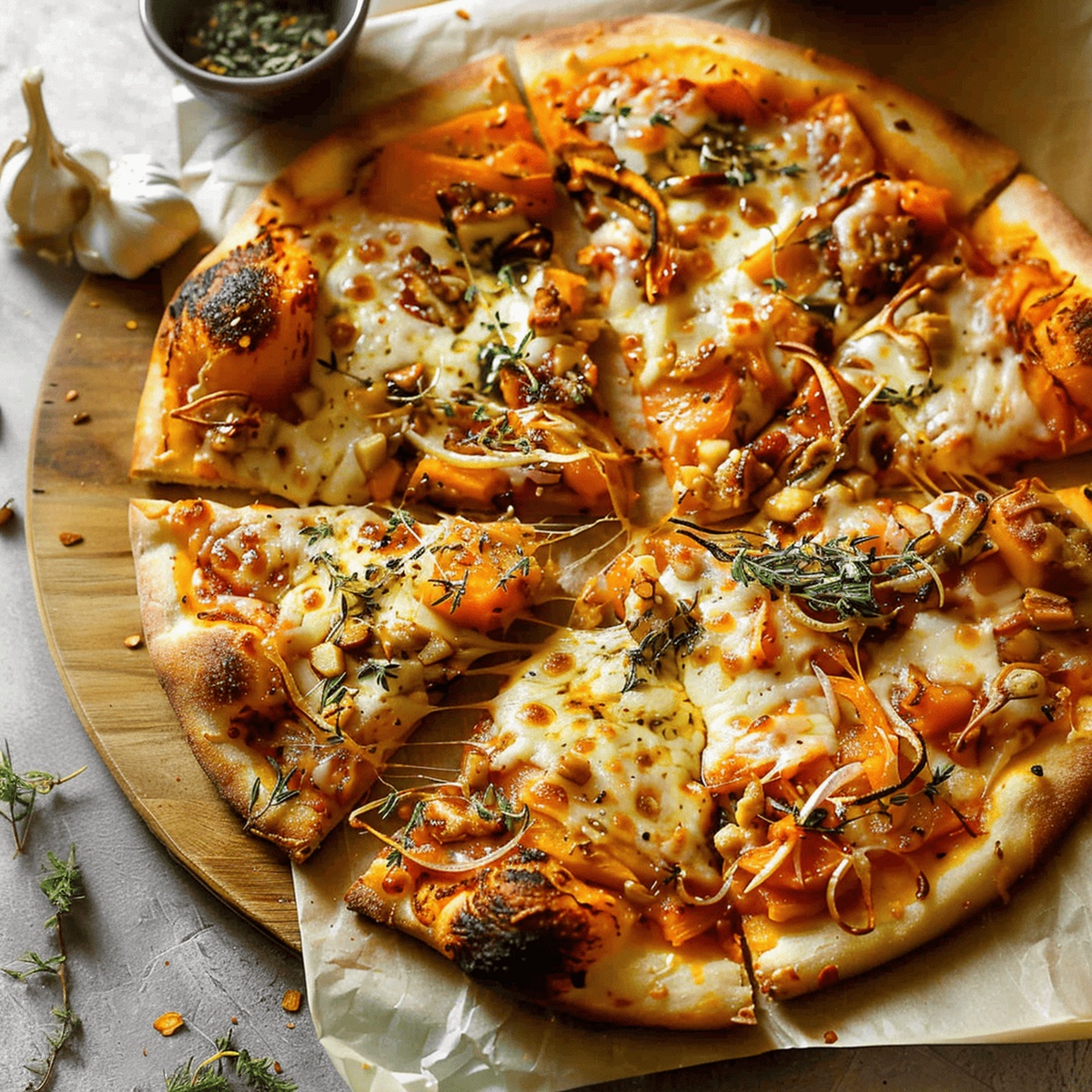 Pumpkin And Gouda Pizza Recipe