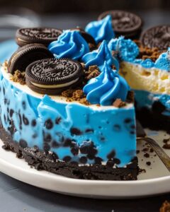 Cookie Monster Delight Cheesecake Recipe