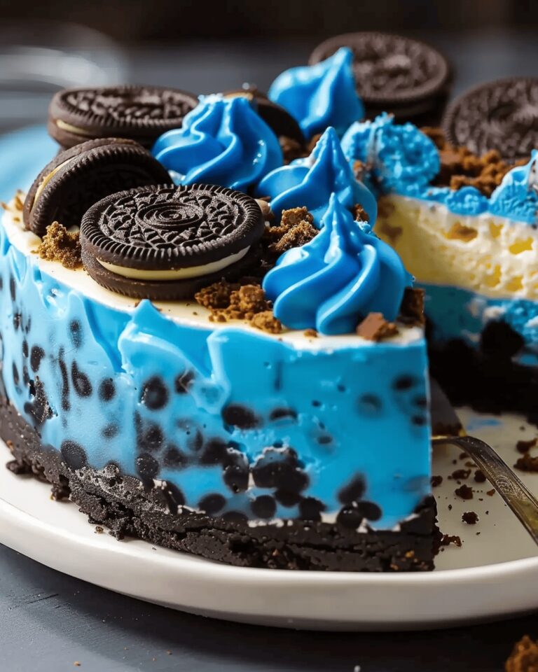 Cookie Monster Delight Cheesecake Recipe