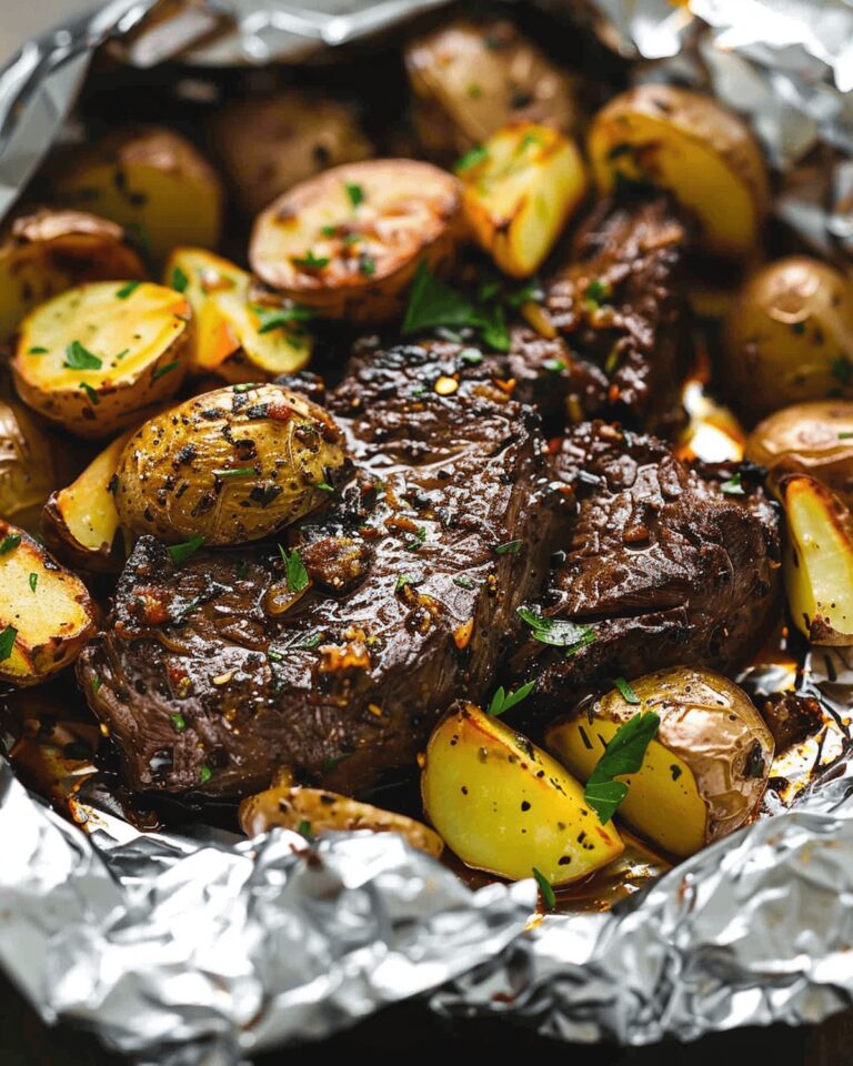 Tender Grilled Steak & Potatoes Recipe