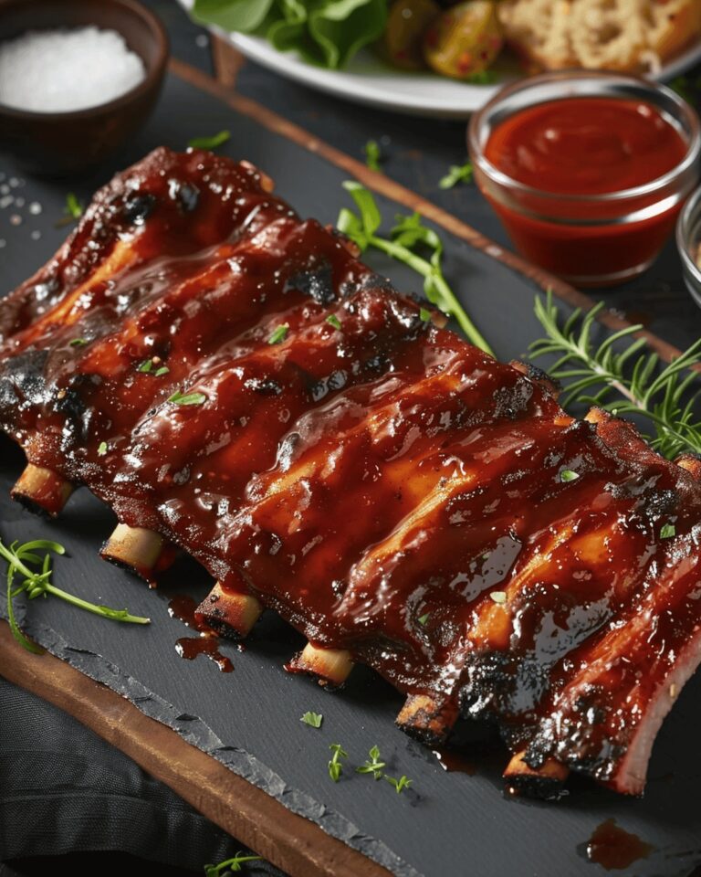 Bbq Glazed Baby Back Ribs Recipe