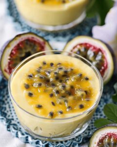 Silky Passion Fruit Mousse Recipe