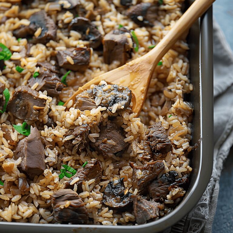 Cube Steak Mushroom Casserole Recipe