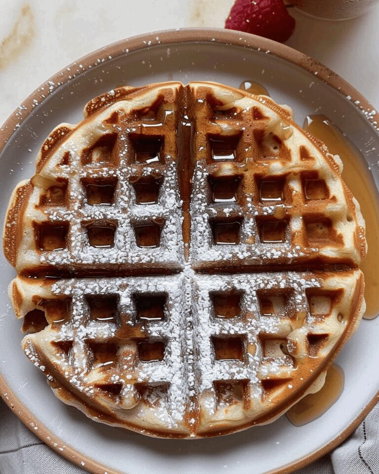 Healthy Banana Oat Waffles Recipe