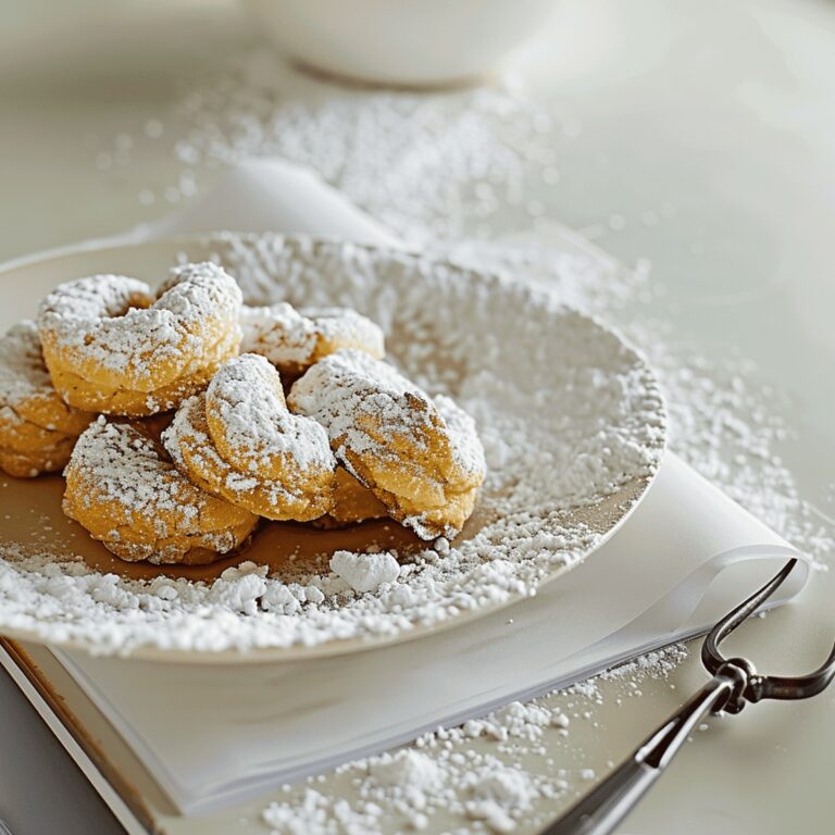 Golden Crescent Lemon Cinnamon Cookies Recipe