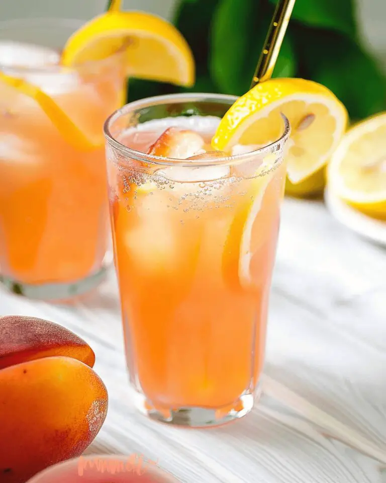 Tangy Peach Lemonade Recipe