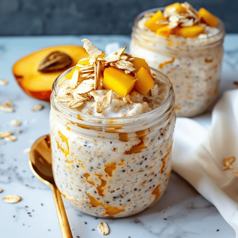 Tropical Mango Bliss Overnight Oats Recipe
