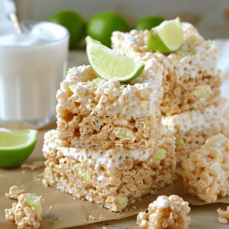 Key Lime Pie Rice Krispie Treats Recipe