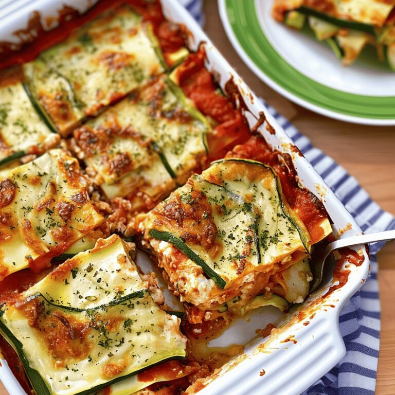 Zucchini Lasagna Recipe