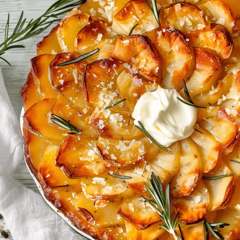 Asiago Rosemary Galette Potato Recipe