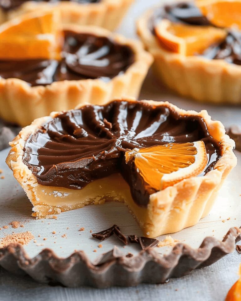 Luscious Chocolate Orange Tartlets Recipe