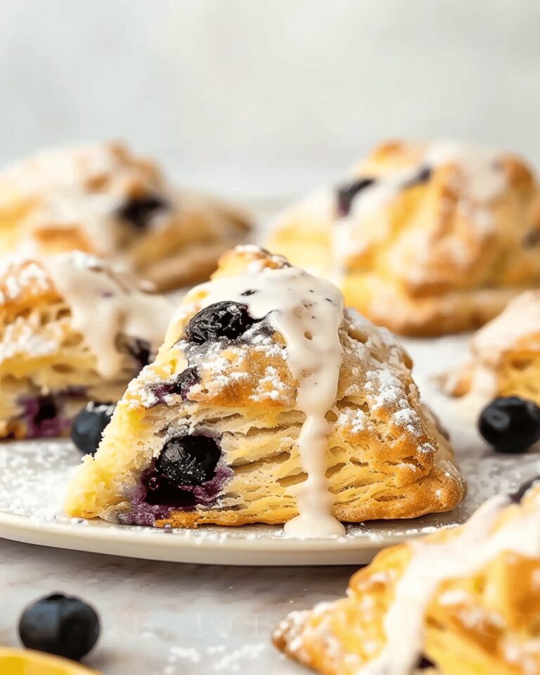 Heavenly Buttermilk Blueberry Lemon Scones Recipe
