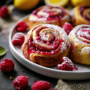 Fluffy Raspberry Cinnamon Rolls Recipe