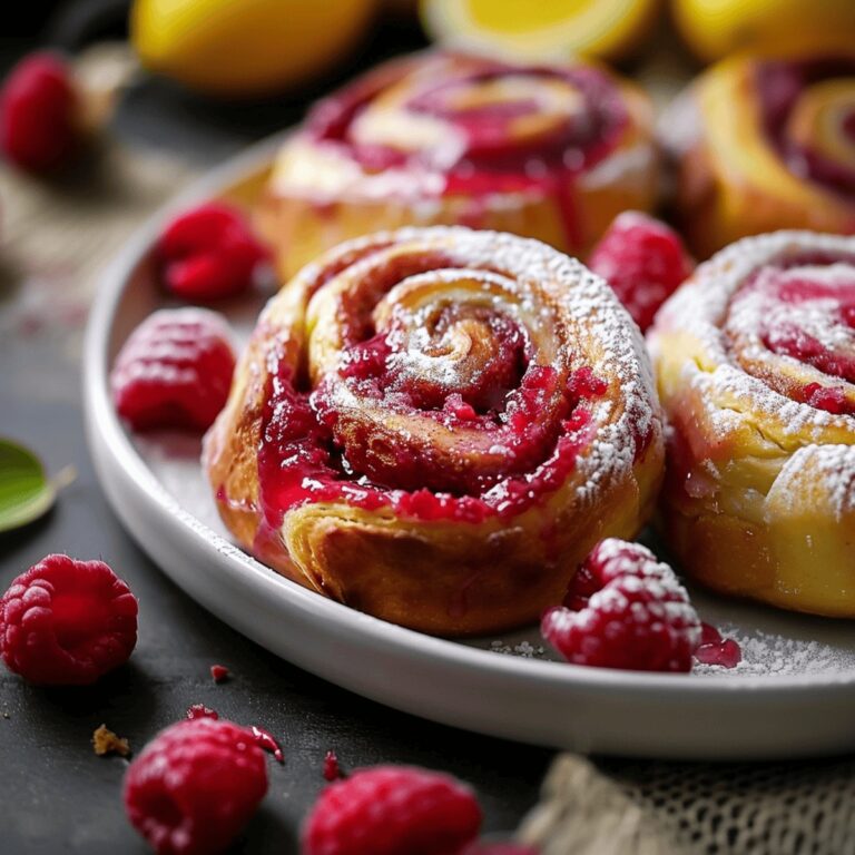 Fluffy Raspberry Cinnamon Rolls Recipe