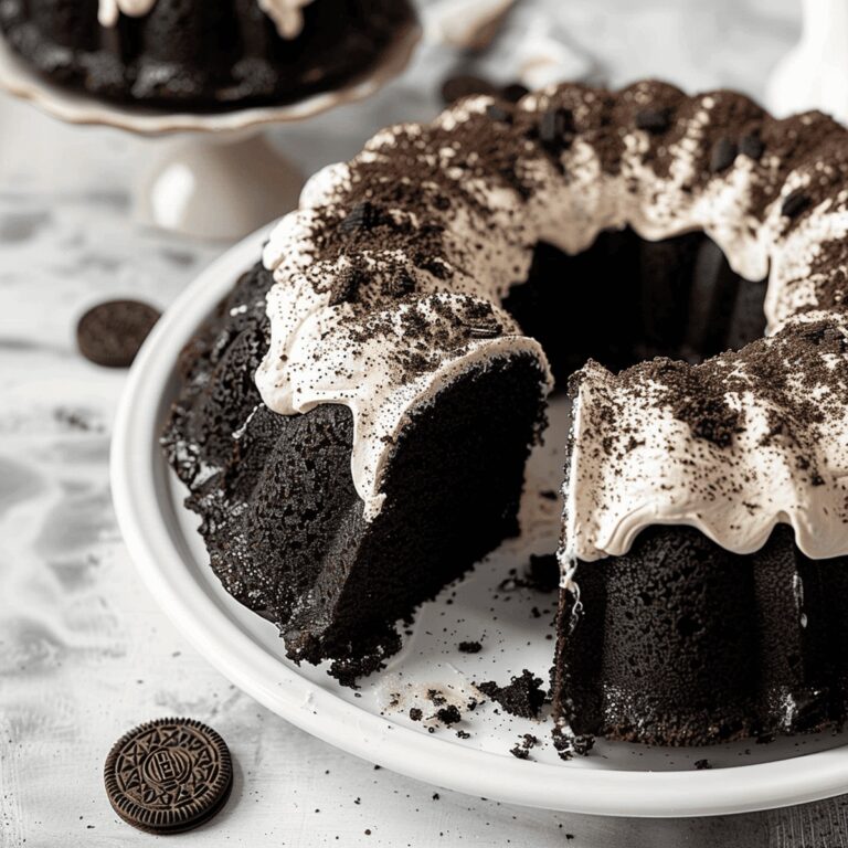Heavenly Cookies and Cream Oreo Bundt Cake Recipe