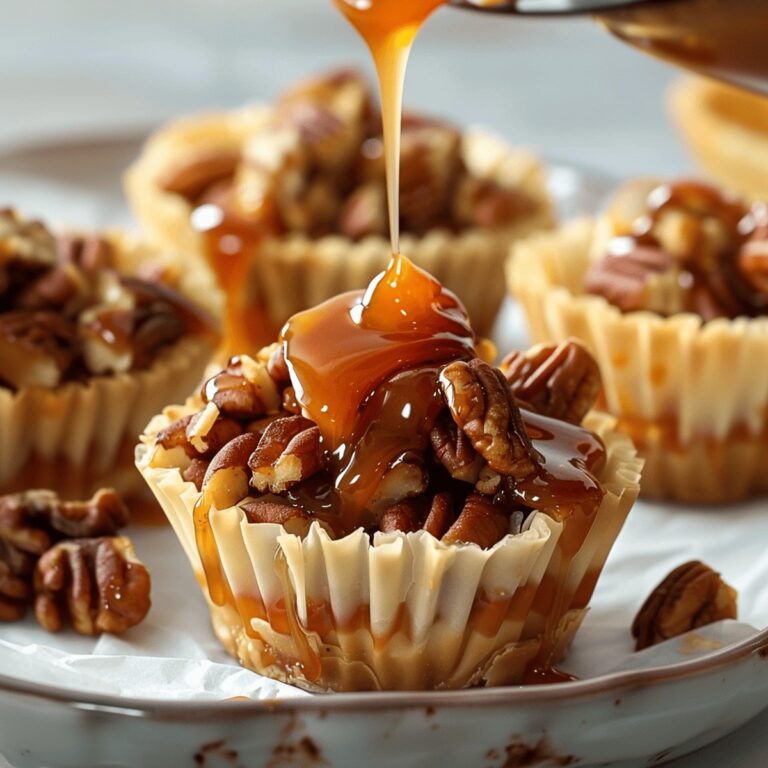 Pecan Caramel Baklava Cups Recipe