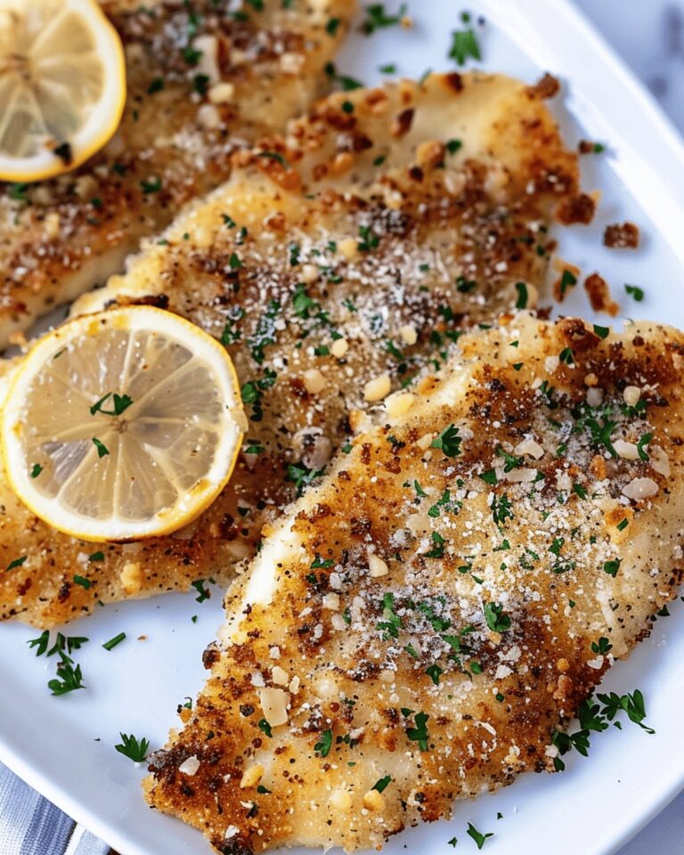 Succulent Garlic Parmesan Flounder Recipe