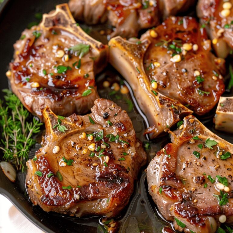 Garlic Butter Lamb Chops Recipe