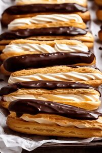 Sumptuous Chouxpastry Chocolate Eclairs Recipe
