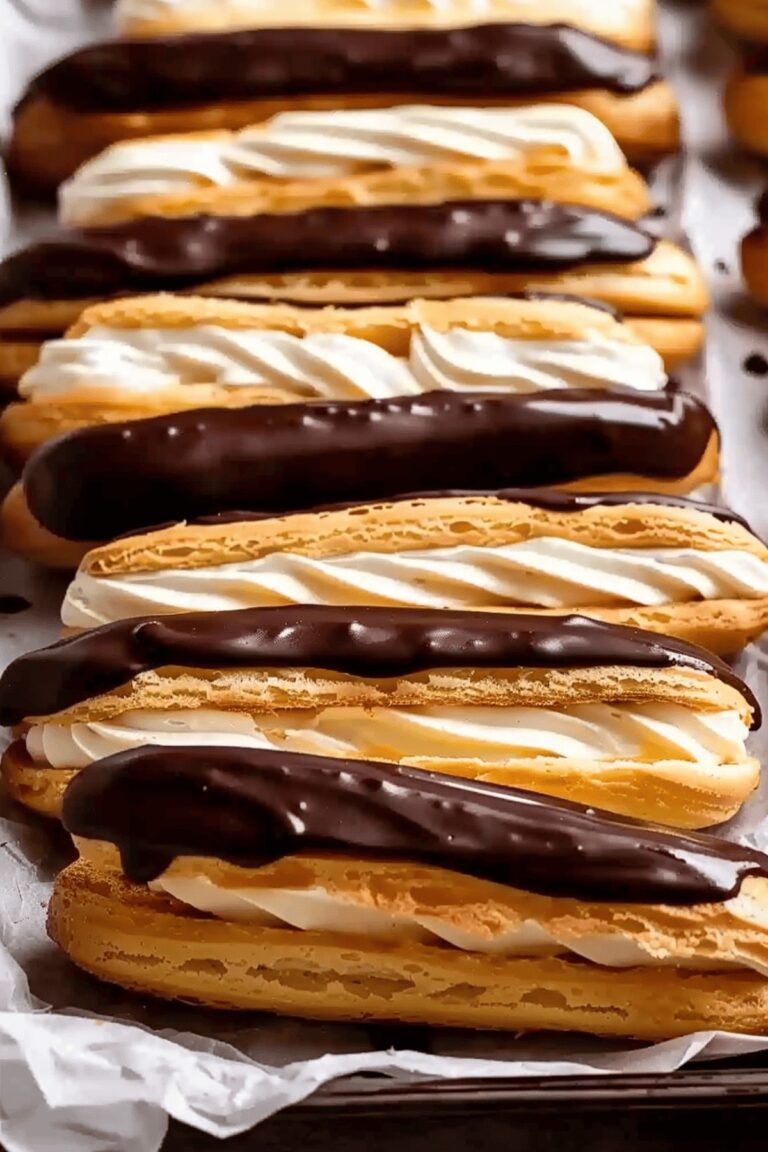 Sumptuous Chouxpastry Chocolate Eclairs Recipe