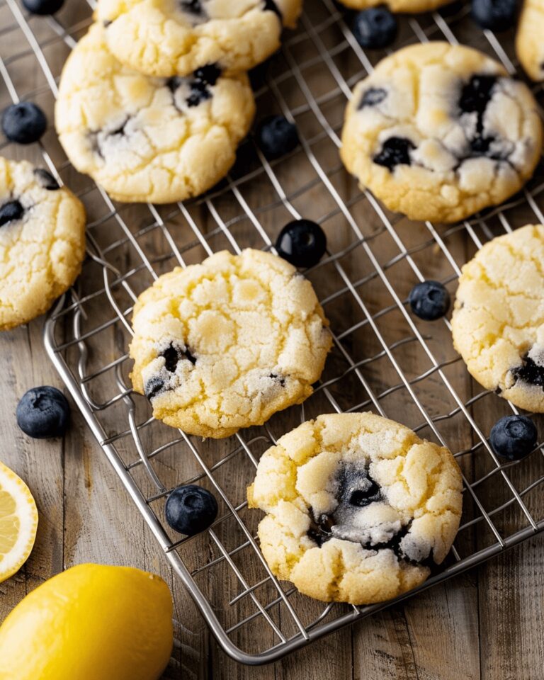 Tangy Lemon Blueberry Cookies Recipe