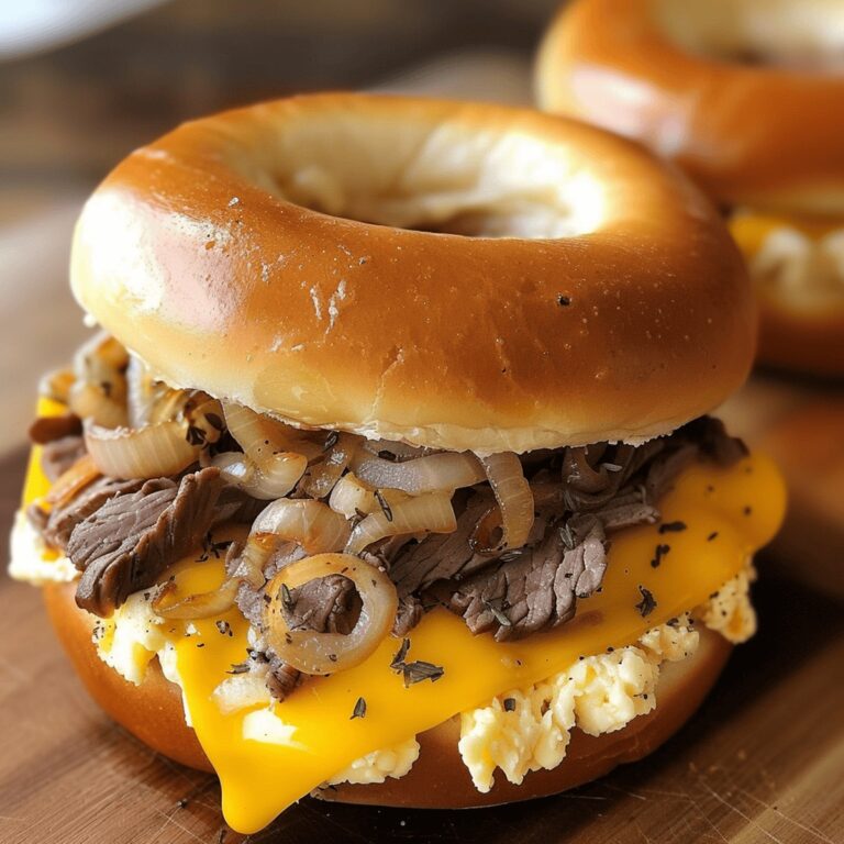 Copycat Mcdonalds Steak, Egg, And Cheese Bagel Recipe