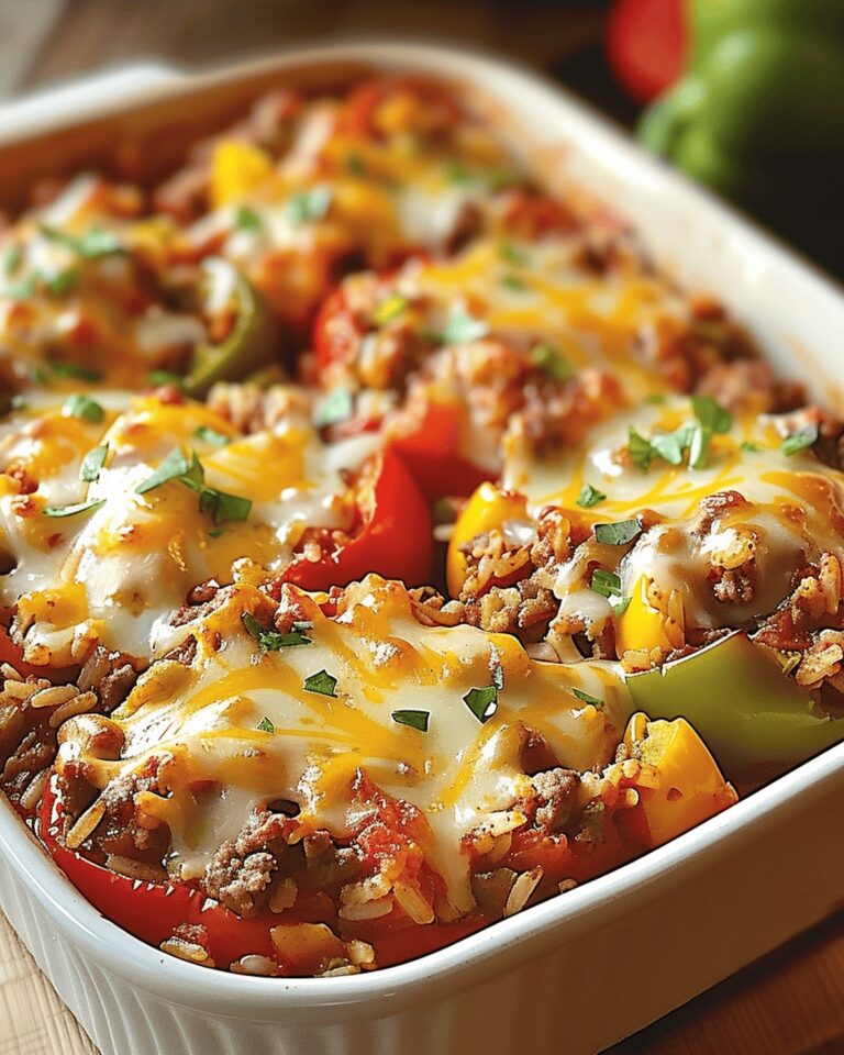 Stuffed Pepper Delight Casserole Recipe