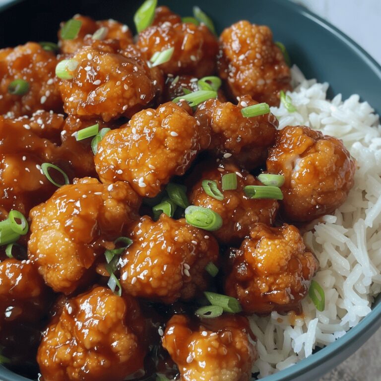 Crispy General Tsos Cauliflower Recipe