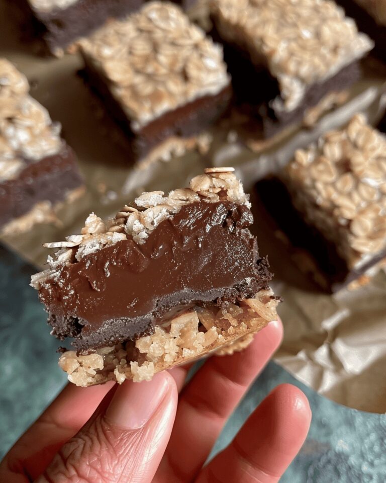 Silky Tahini Cardamom Oat Fudge Bars Recipe