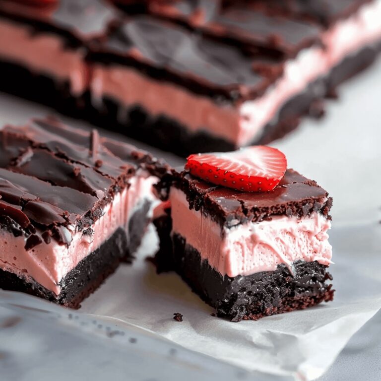 Strawberry Cheesecake Truffle Brownies Recipe
