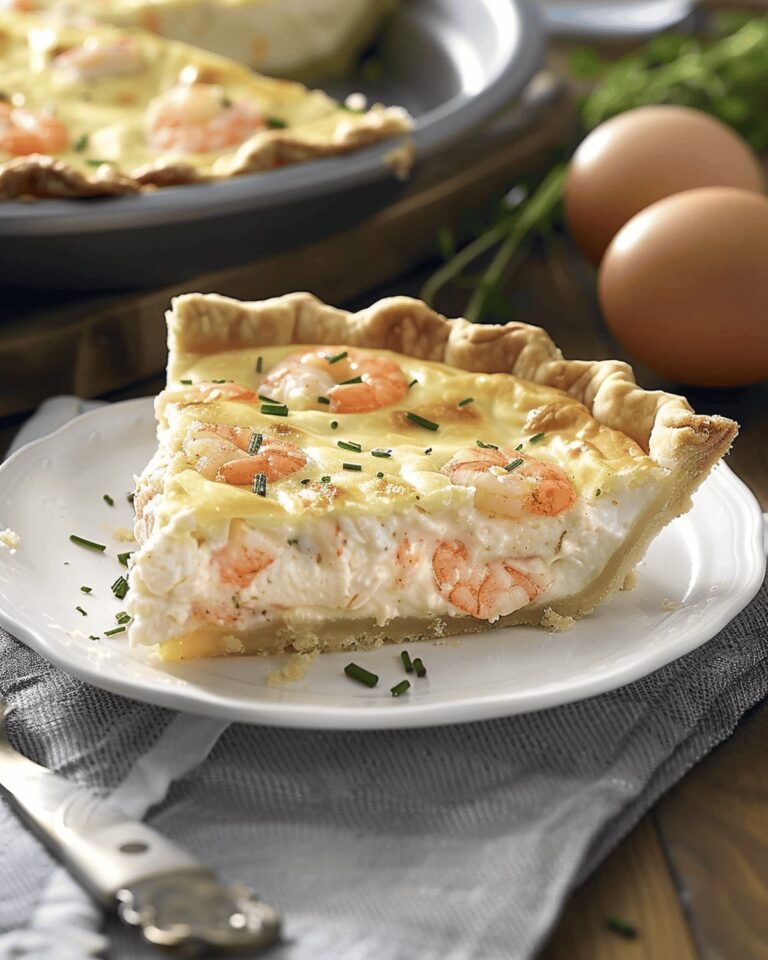 Elegant Coastal Shrimp and Cheese Tart Recipe