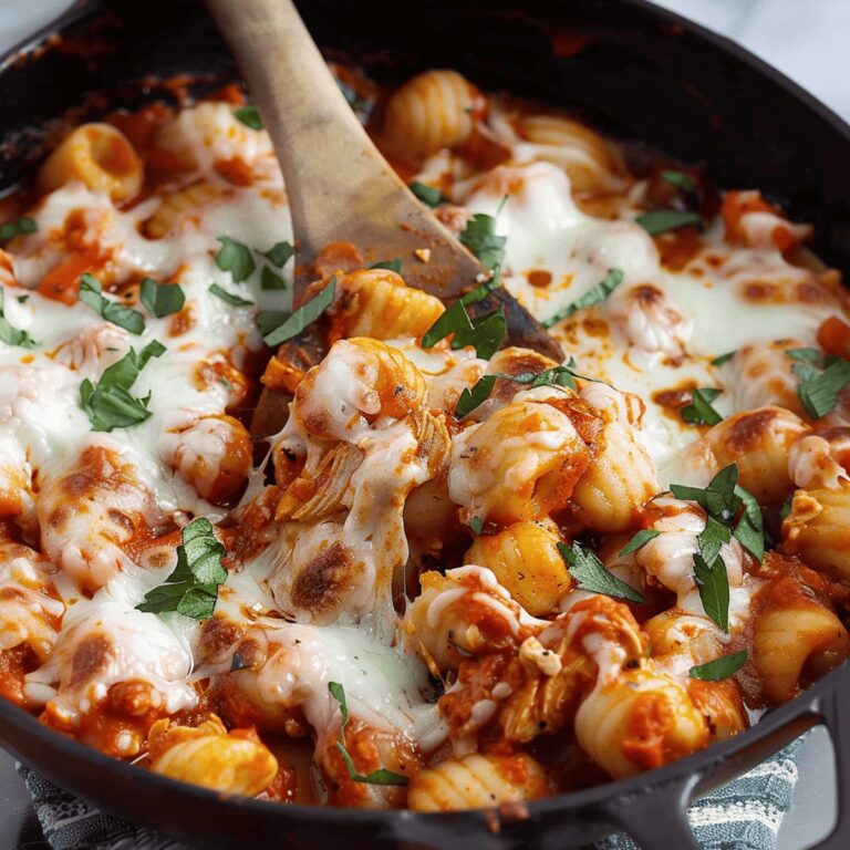 Chicken Parmesan Gnocchi Skillet Recipe