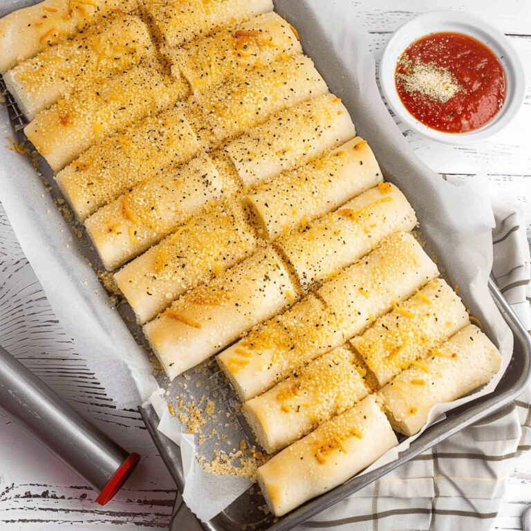Crispy Pan Breadsticks Recipe