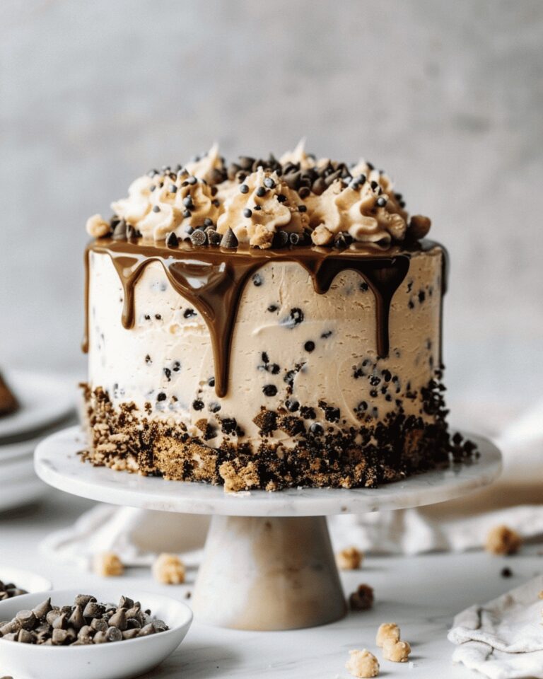 Gooey Cookie Dough Cake Recipe