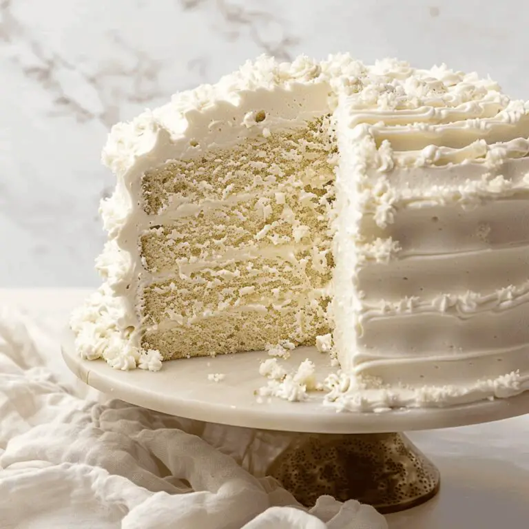 Heavenly Vanilla Cake Recipe