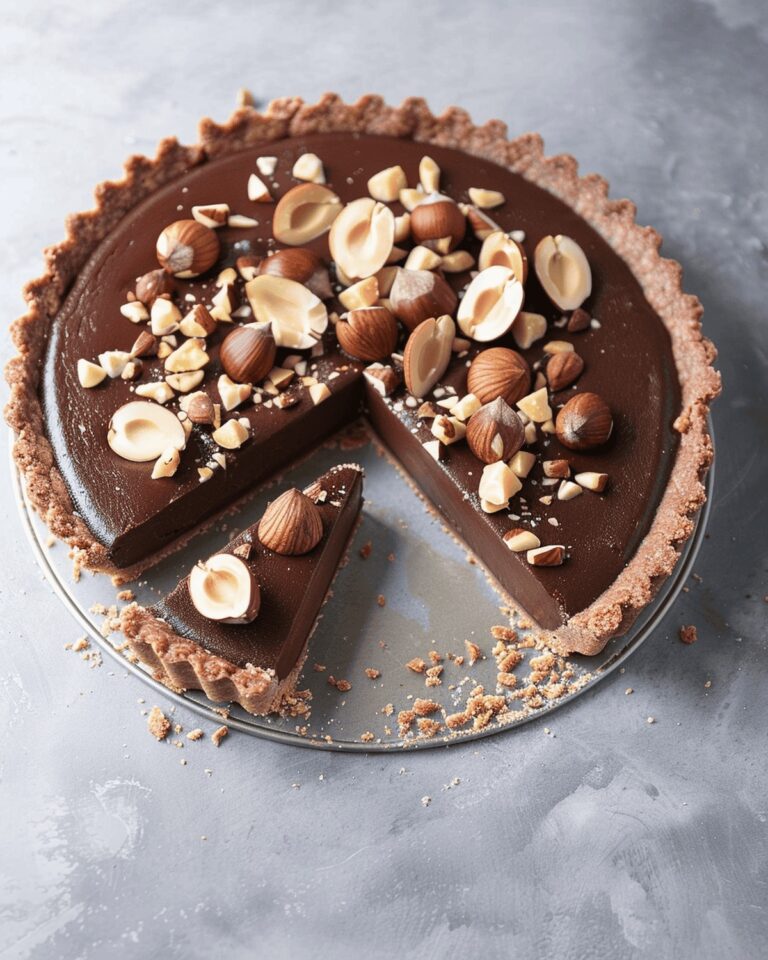 Luxurious Chocolate Hazelnut Tart Recipe