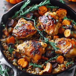 Autumn Harvest Chicken Skillet Recipe