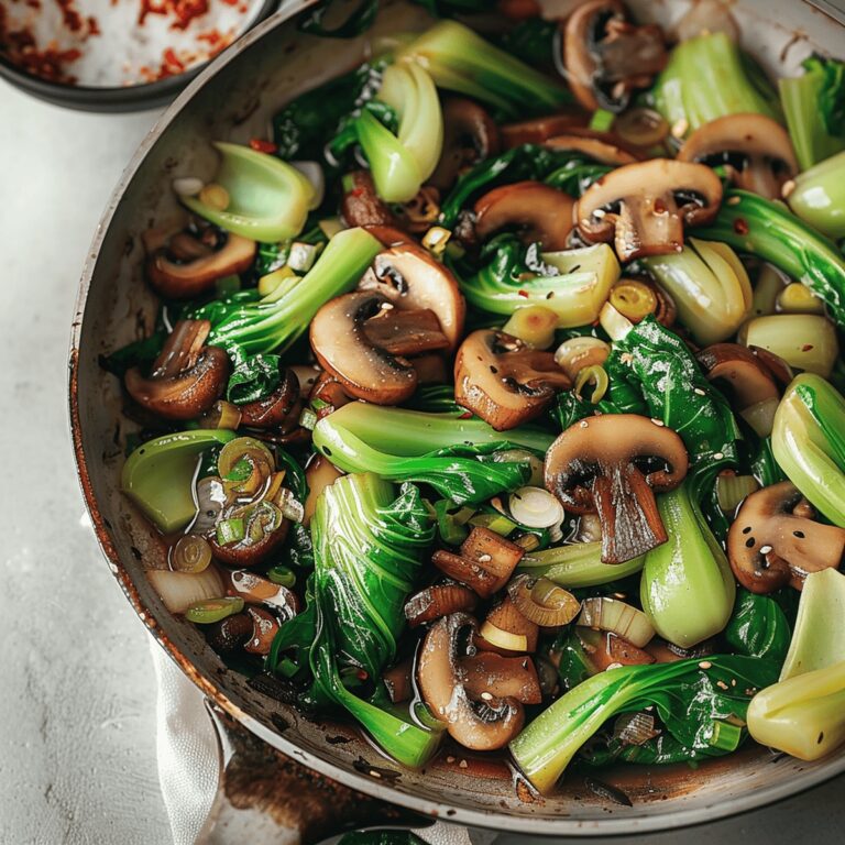 Mushroom And Bok Choy Stir-Fry Recipe
