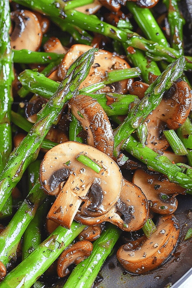 Garlic Asparagus and Mushrooms You’ll Crave