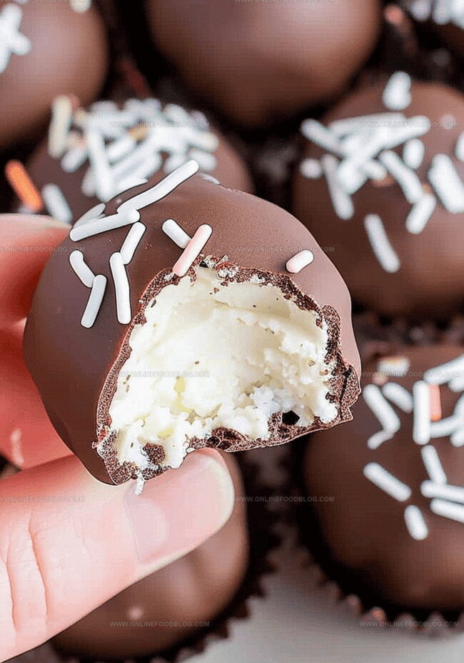 Directions to Make Creamy Chocolate Truffles