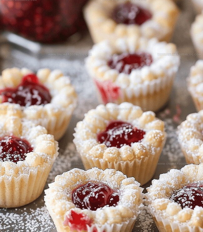 Directions for Mini Raspberry Almond Tarts
